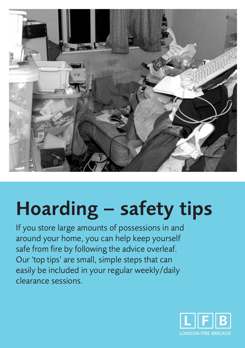 SolihullSAB's tweet photo. Take a look at these #Hoarding safety top tips to reduce risk of fire (from @LondonFire &amp; @HelpForHoarders)

#HelpforHoarders

Available to download here 
👉https://t.co/Tn7o7I4QDQ https://t.co/FiiyJ6n5gW