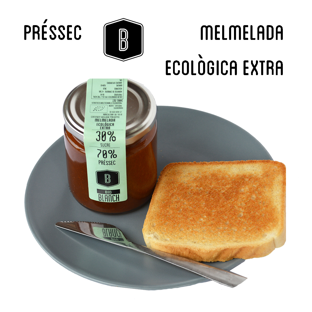 La nostra #melmelada #ecològica extra de #PRÉSSEC 🍑 és excel·lent per acompanyar els teus esmorzars durant les #vacances 🏖☀. 

Aconsegueix-la a la nostra #BOTIGAONLINE 🛒💻 fruitablanch.com/producte/melme…

#ConservemLaTradició #SomDelOest #Estiu2021