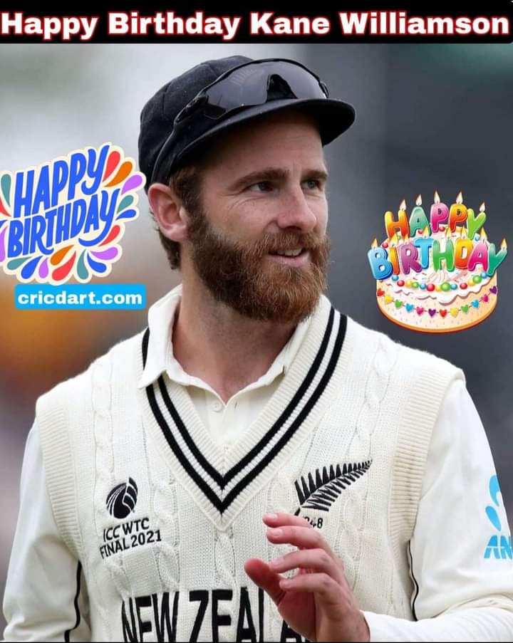 Happy birthday kane Williamson 