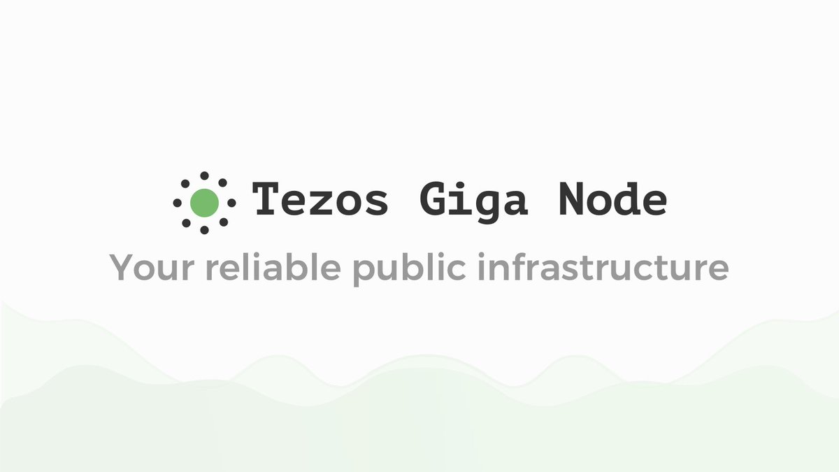 Giga Node #Tezos Mainnet cluster has been upgraded to Octez version 9.7!

Granada Testnet cluster is in the works and shall be online shortly.

Details on Octez 9.7: forum.tezosagora.org/t/releasing-ve…