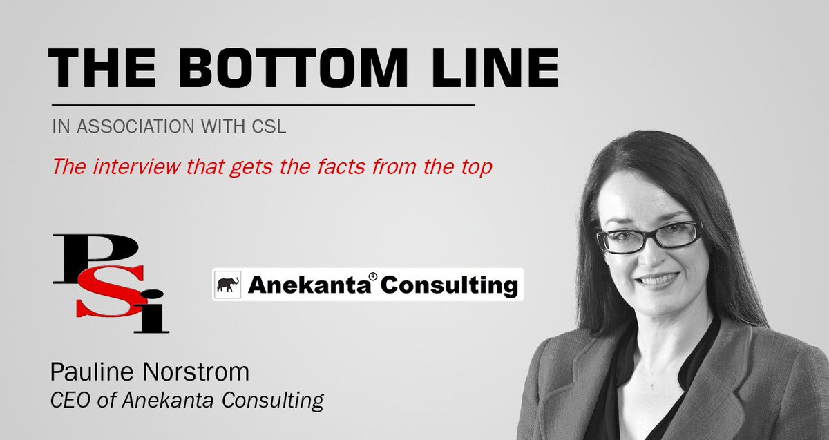 This month Simon Banks talks to Pauline Norstrom, CEO of Anekanta Consulting, an AL strategic company working with international defense, security businesses and stakeholders: bit.ly/3s4a8ur