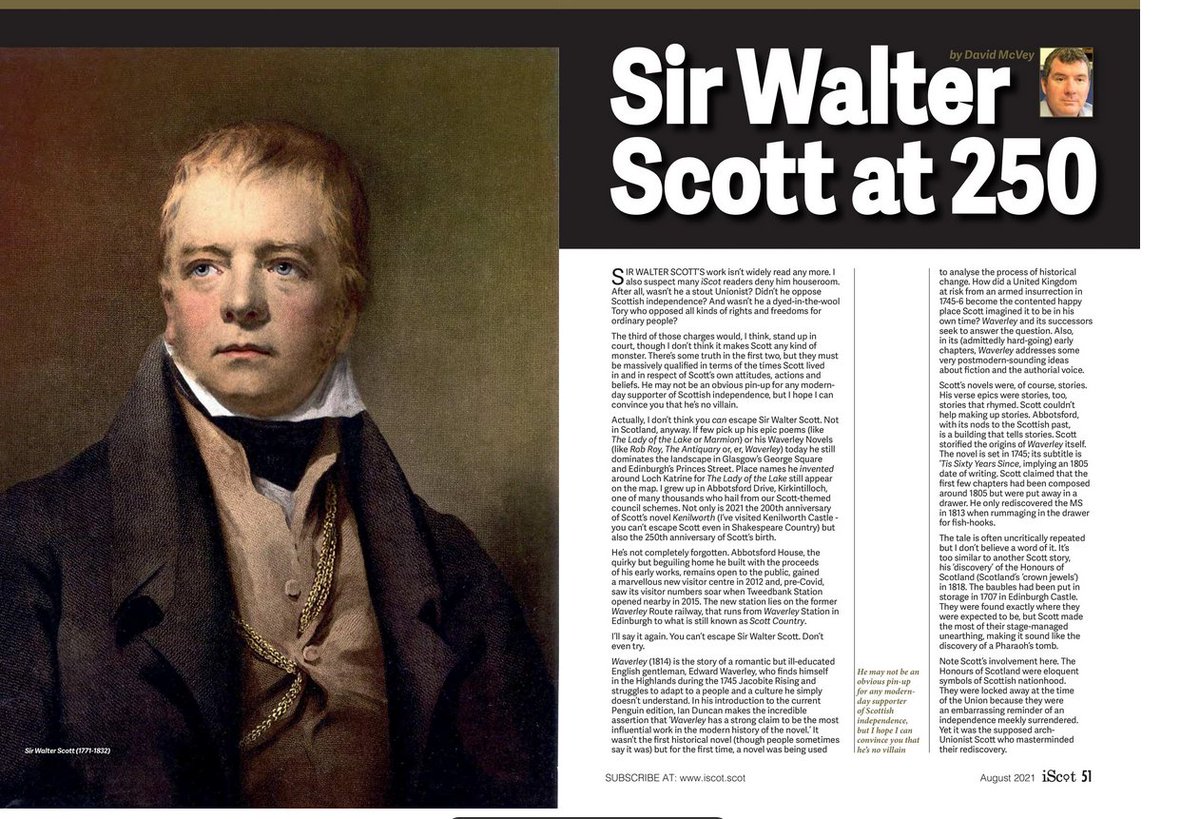 iScotDigital's tweet photo. Fancy a trip to the Borders? Walking in the footsteps of Walter?? #iScot #WalterScott #Borders #Hawick #Abbotsford #Melrose Get issue 75 from https://t.co/ldrYhmgmOC for the full article https://t.co/4QT1m3shXy