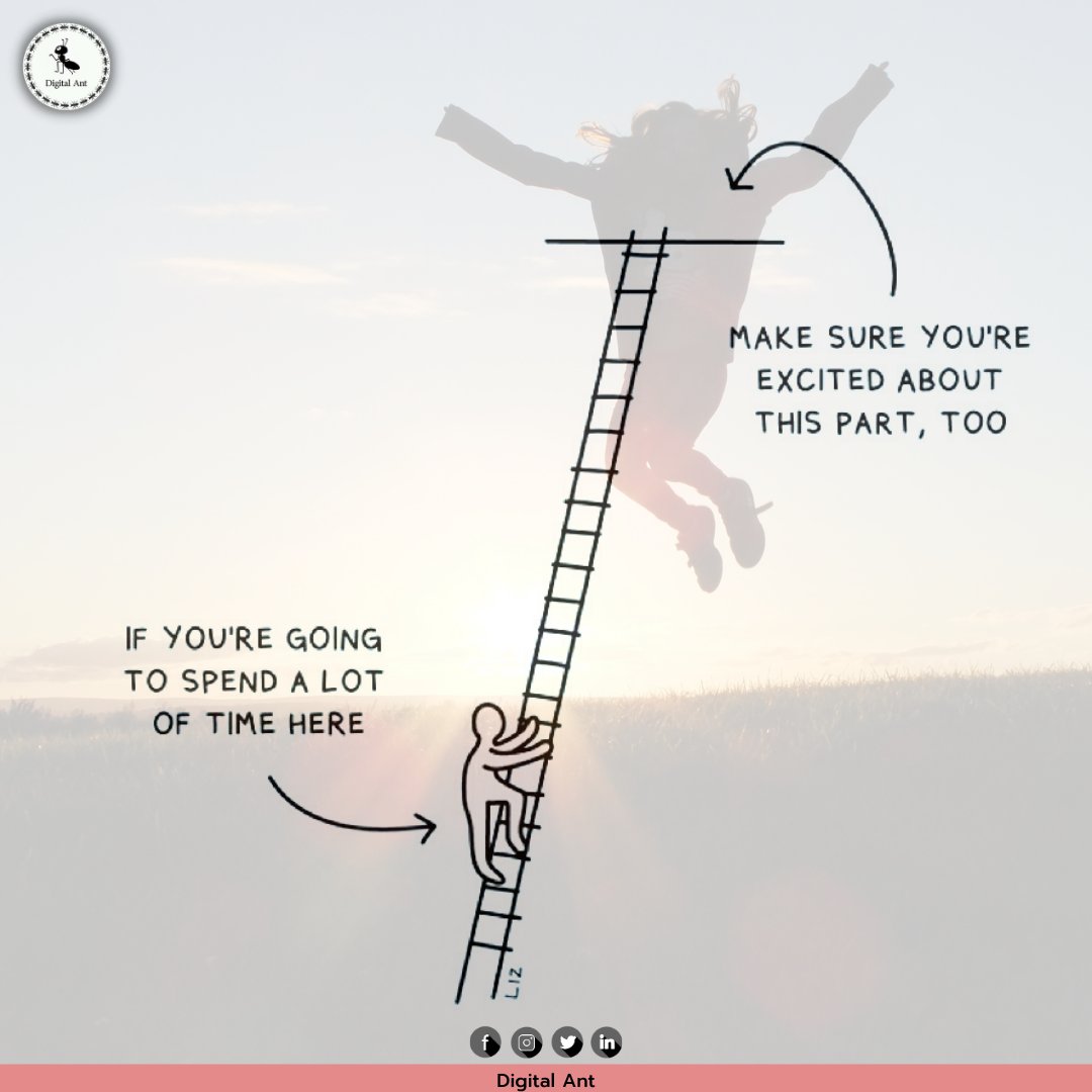 TheDigitalAnt's tweet photo. Make Sure the View is Worth the Climb
#mondaythoughts #mondaymotivation #mondaymorning #mondaywisdom #mondayvibes #mondayfeeling #mondayquotes #digitalmarketing #socialmedia #digitalant https://t.co/4JpULyV7Dz