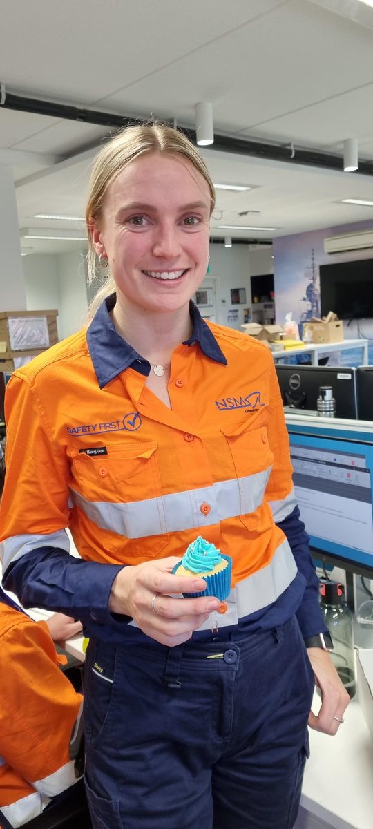 NSM_Australia's tweet photo. There was no shortage of blue on Friday as our team in WA was treated to blue cupcakes while coming to work in their denim, all to raise much needed funds for #JeansforGenes Day.
If you wish to support our J4G ambassador, donate here by 31 Aug >> https://t.co/HnnDnFTINl https://t.co/CSpVqLVVv4