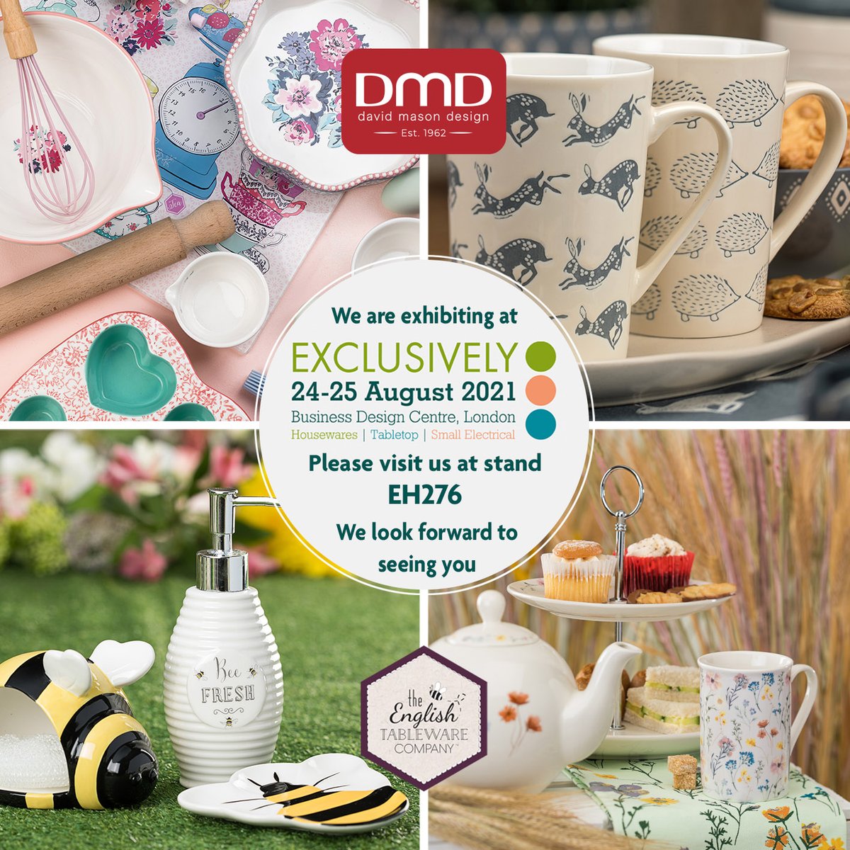 We are excited to tell you that we are exhibiting <a href="/ExclusivelyShow/">Exclusively Shows UK</a>  between the 24th - 25th August 2021. Please visit us at stand EH276, we can't wait to see you all !!!
#Exclusively #tableware #home #homeware #kichenware #kitchen