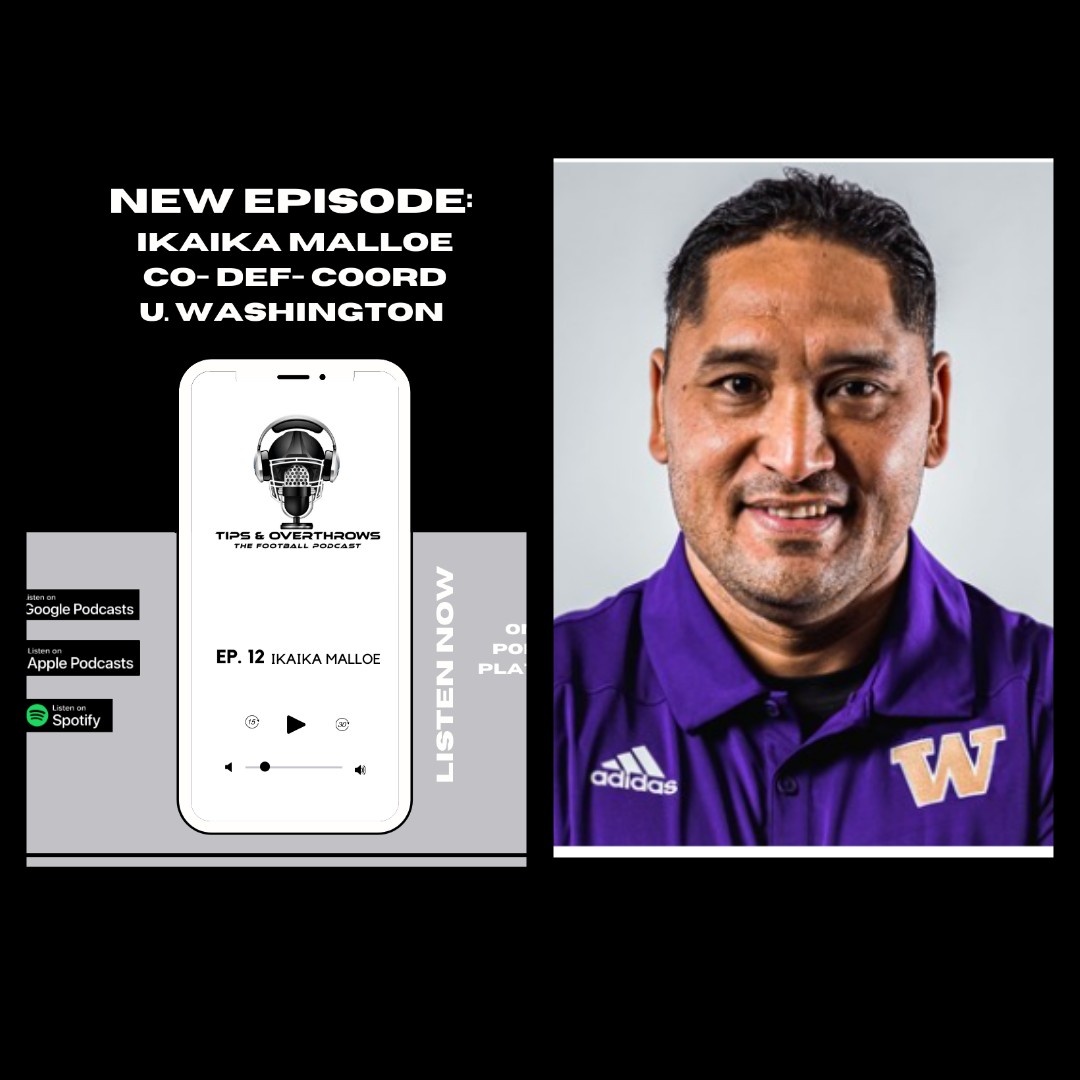 Listen to the podcast, link in Bio. Coach Ikaika Malloe Co Def Coord U. Wash #uwhuskies #washingtonhuskies #GoDawgs #PurpleReign #BowDown <a href="/UW_Football/">Washington Football</a> <a href="/MalloeMalloe/">Ikaika Malloe</a> <a href="/Chris_Fetters/">Chris Fetters</a>