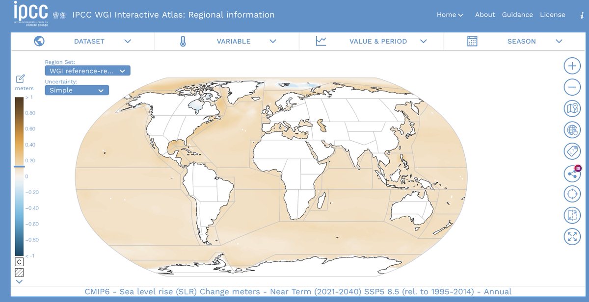 One of the coolest features of #IPCC 6th assessment report (#AR6 - WGI), released today, is undoubtedly its interactive atlas. Have a go and explore the data by yourself (you can even dowload them 🥳)  
Welcome to the 21st century @IPCC_CH interactive-atlas.ipcc.ch