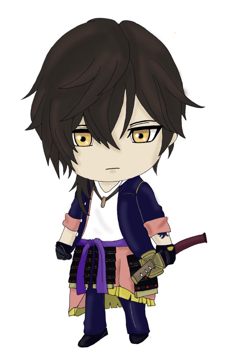 刀剣乱舞 伊達政宗が徳川将軍家より 拝領した刀 モシャ 大倶利伽羅 模写イラスト 大 Riripoca Satoaのイラスト