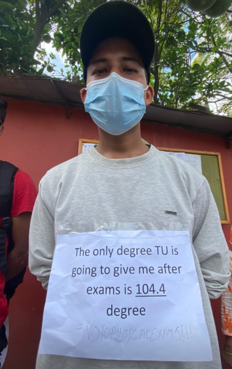 Deependratamang's tweet photo. #CancelTUExams 
looking for positive respond https://t.co/1Y0qPdJhv5