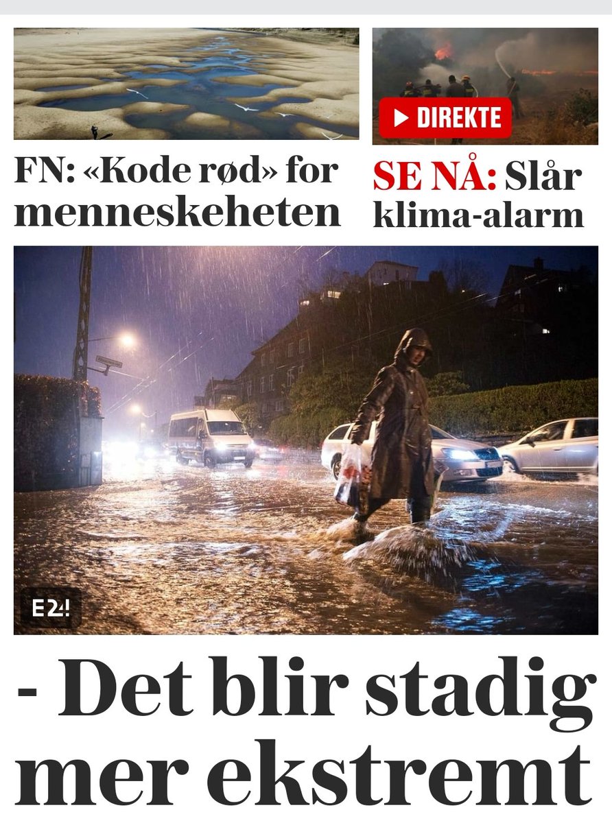 Og fossilhodene bare: "Ja, men elbiler sliter like mye på veiene som bensinbiler"