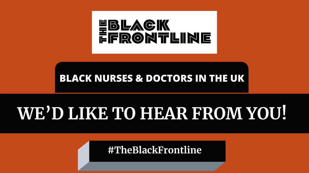 In the UK right now, Black Drs & nurses continue to make sacrifices, & risk so much.They have been through so much. They have seen so much.Who will tell their story? They will. In their authentic voice via @TheBlkFrontline oral history project. DM us Email: abigailbernard20@gmail