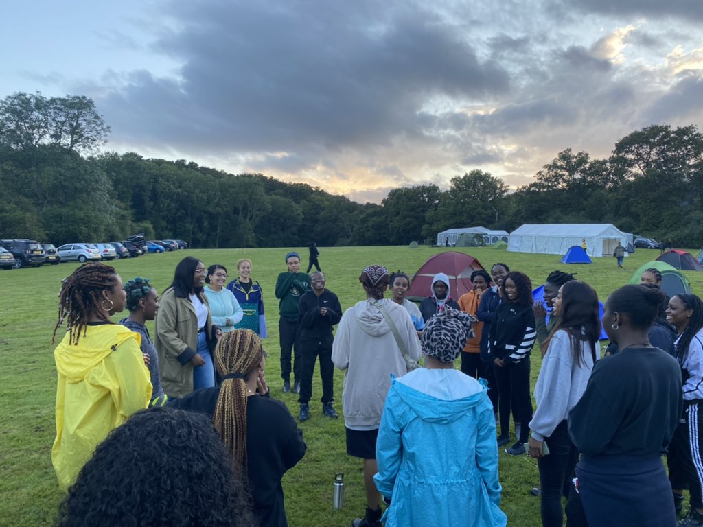 Had such a great time this weekend laughing, dancing and getting rained on with a beautiful group of black womxn thanks to <a href="/bgcamping/">Black Girls Camping Trip</a> So important to have spaces where we can feel safe to be ourselves and enjoy our amazing natural world 🌲⛺️ 🌈