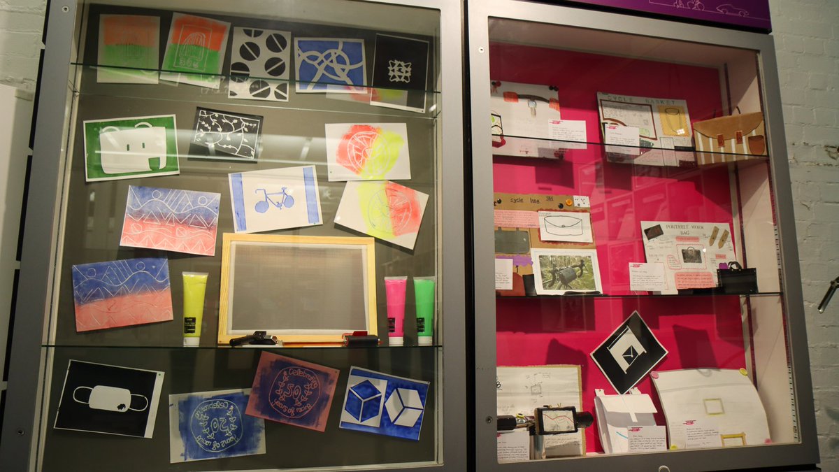 CovMuseumsLearn's tweet photo. To celebrate #InternationalYouthDay we are sharing some of the work we do with young people, starting with our @V_and_A partnership for #DesignLabNation. Yr 9 students from @BH_Coventry & @WhitleyAcademy1 created prototypes of future innovations, which are now on display @CovTM https://t.co/mfvvRfHnyn