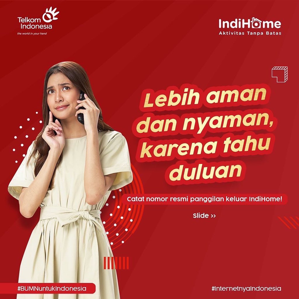 IndiHome's tweet photo. Sobat, jangan buru-buru dihold apalagi dimatiin yah. 🧐 

Catat nomor-nomor penting di atas supaya Kamu tetap bisa merasa aman menikmati layanan IndiHome! 

Share juga konten ini ke keluarga dan kerabat Kamu ya Sobat! 😉

#AktivitasTanpaBatas
#InternetnyaIndonesia https://t.co/77vCeUJ8Ur