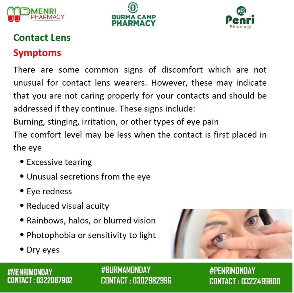 Menri_Pharmacy's tweet photo. #MenriTuesday
#ContactLensHealthAwareness https://t.co/Hi9PtibcNe
