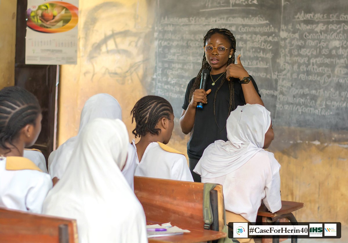3n6Initiative's tweet photo. Last Thursday, our Team was at Community High School, Ota-Ẹfun, Osogbo, for #CaseForHerin40. We engaged the students on Menstrual Hygiene Management.

The session was also an opportunity to demystify some of the existing myths about Menstrual Practices.

1/3
#Case4Herin40 https://t.co/9OpUf6zkoh