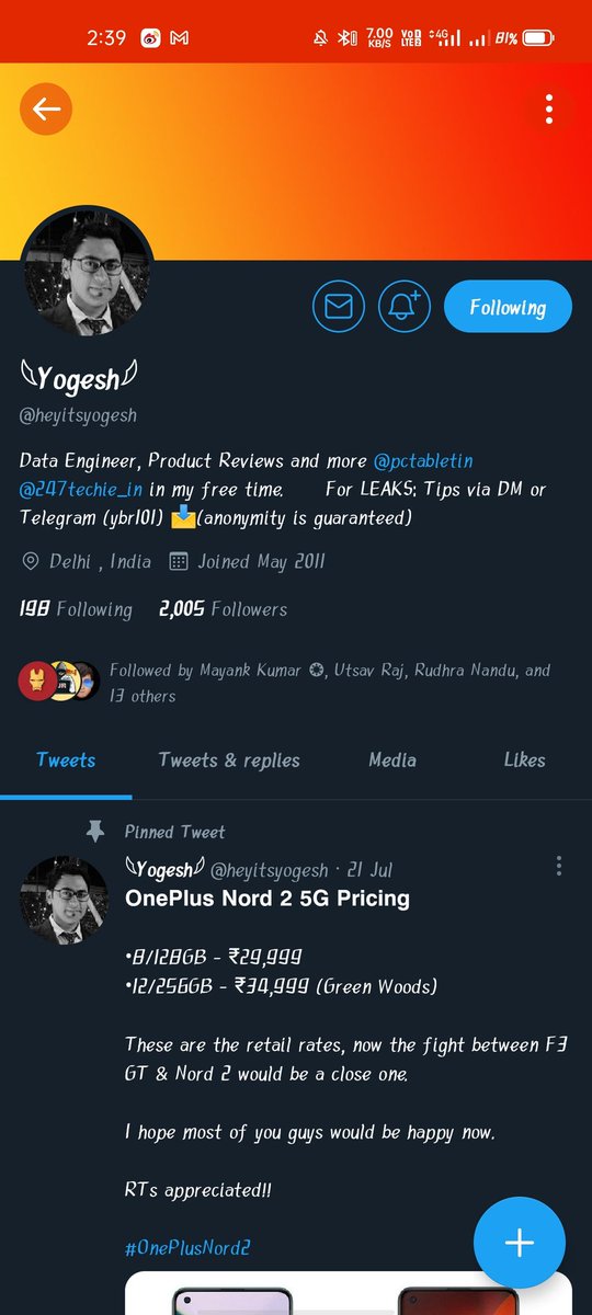 bestopedia's tweet photo. Congratulations @heyitsyogesh for completing 2000 followers.. Soon 10k...🔥🔥🎉 https://t.co/5eqDct2Ryn