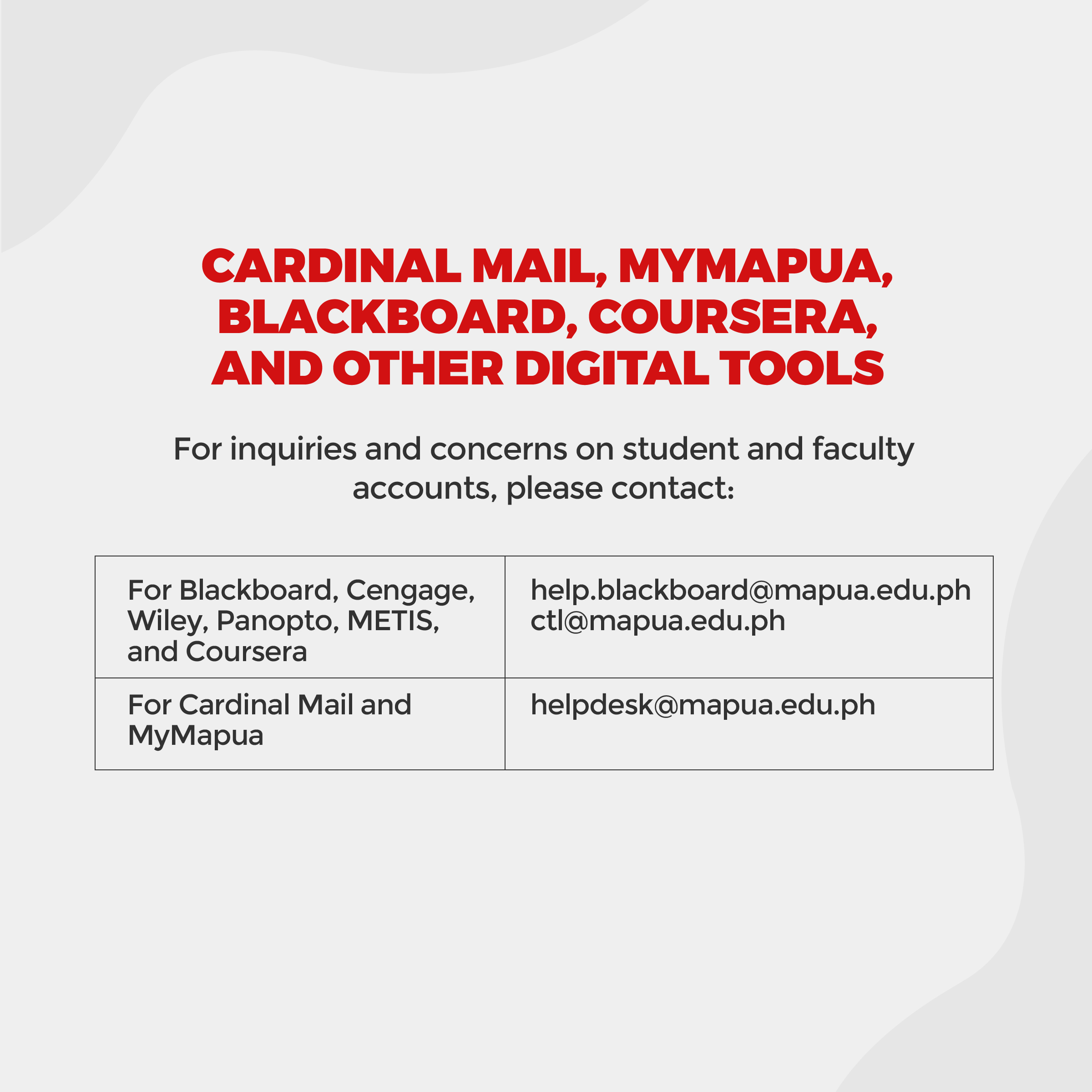 Mapua blackboard deals