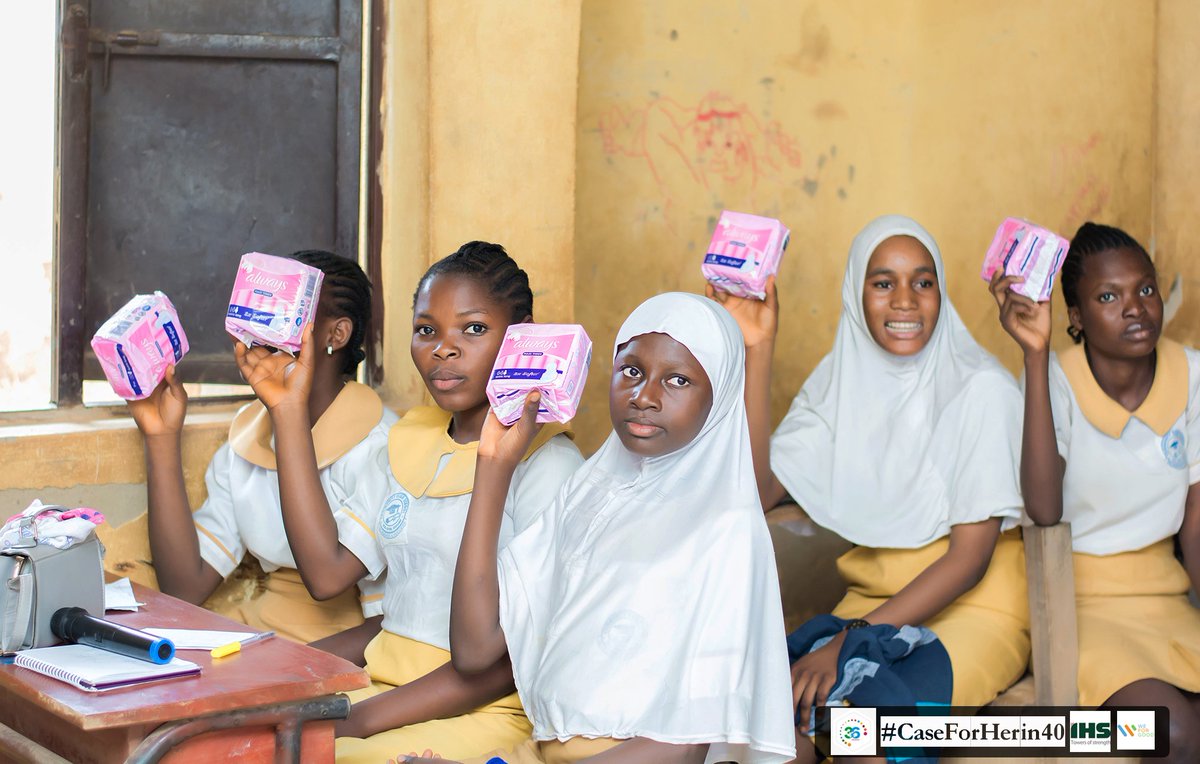 3n6Initiative's tweet photo. Our Progammes Officer @Abimbolakinyemi spoke extensively on the relevance of the SDGs. 

The students asked questions relating to Menstrual Hygiene and practices. At the end of the session, sanitary pads were given to the participants.

#Case4Herin40 is funded by @IHSTowers.

3/3 https://t.co/xjvNLd8NDp