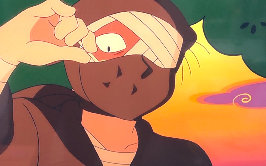 忍たま乱太郎 #組頭 #雑渡混奈門 #タソガレドキ 組頭の団子🍡の食べ方