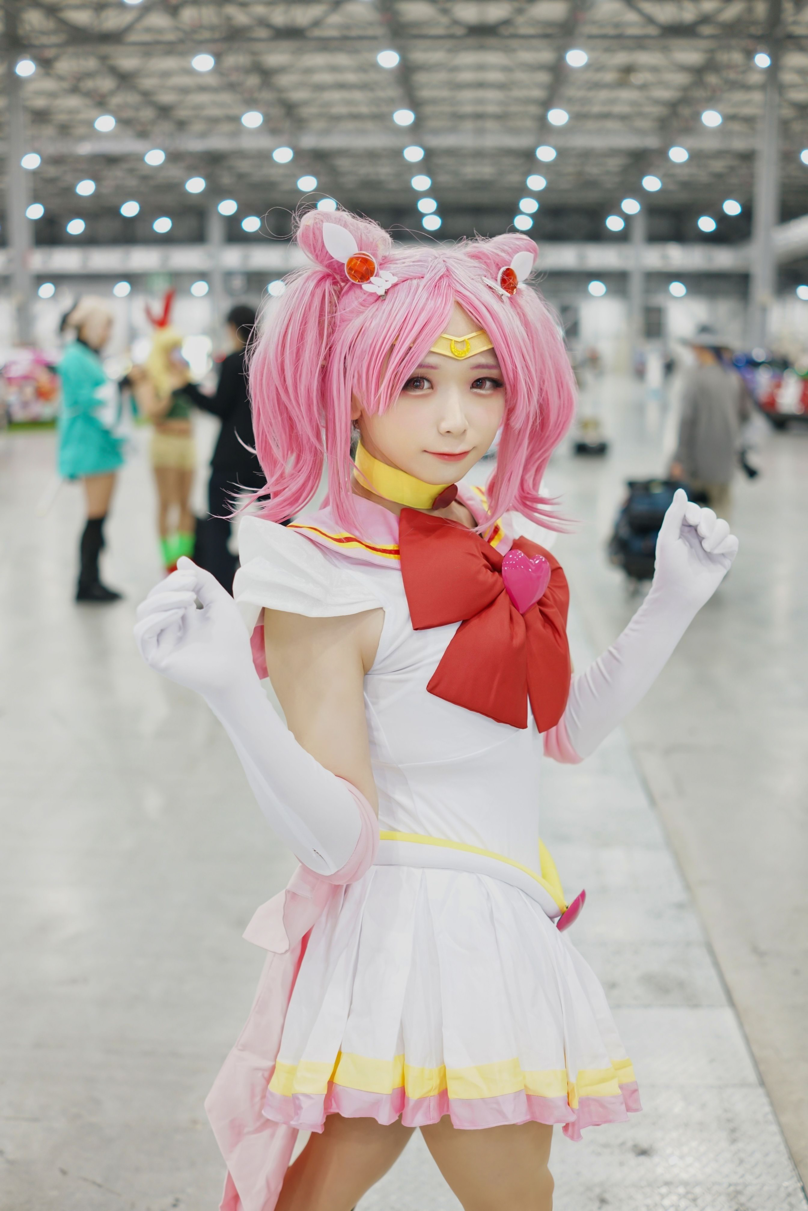 セーラーちびムーン コスプレ フルセット ステッキ付き