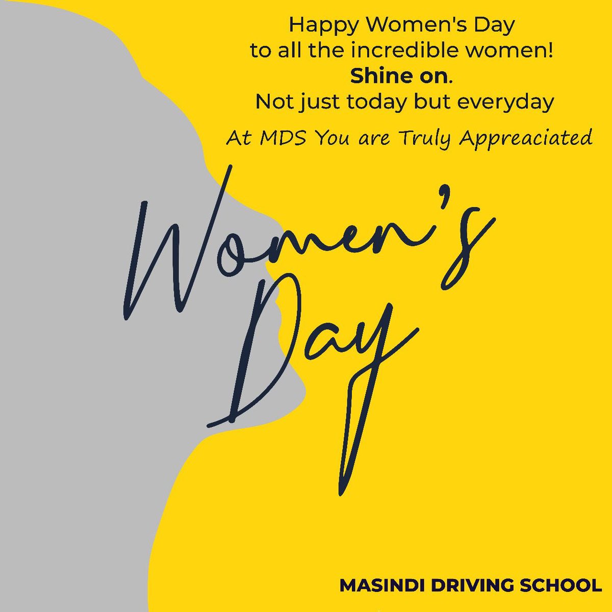 masindidriving's tweet photo. Happy Womenโs Day ๐บ๐บโค๏ธโค๏ธ.
#WomensDay #RoadSafety #learninghowtodrive #masindidrivingschool #letsprotectourwomen https://t.co/eB5BajL9K6