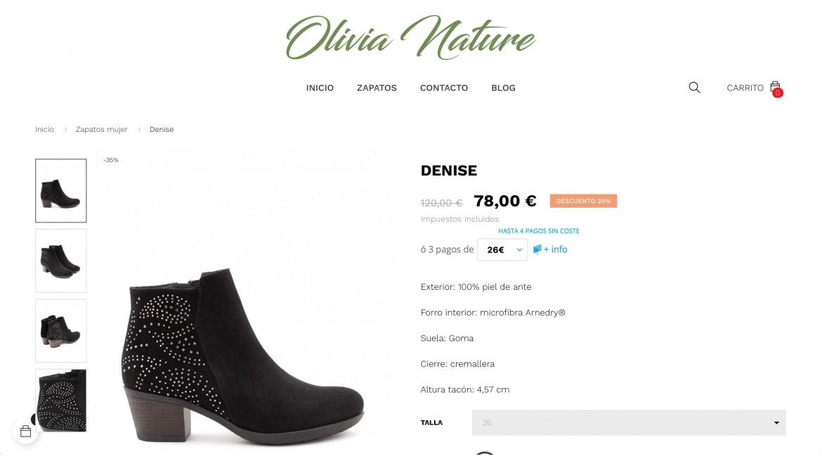 OliviaNature's tweet photo. PAGA HASTA EN 4 PLAZOS SIN INTERESES
Todo ello, gracias a @ClearpayEs
Recuerda, 4 pagos sin intereses.
Más fácil, imposible.
https://t.co/pYGdyjMx3p
#intereses #zapatos #pagosinintereses #botas #amoloszapatos #comprarzapatos #financiacion #zapateria #calzadodemoda #pagoaplazos https://t.co/EaM0X4XBUi