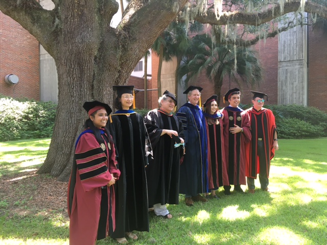On 07-30-2021, IMB hosted the hooding ceremony for the three students receiving their doctoral degrees, (Anuska Das, Nadia Daneshparvar, Hamidreza Rahmani). The journey from getting accepted into the program to the final thesis defense is filled with uncertainties, curiosities,