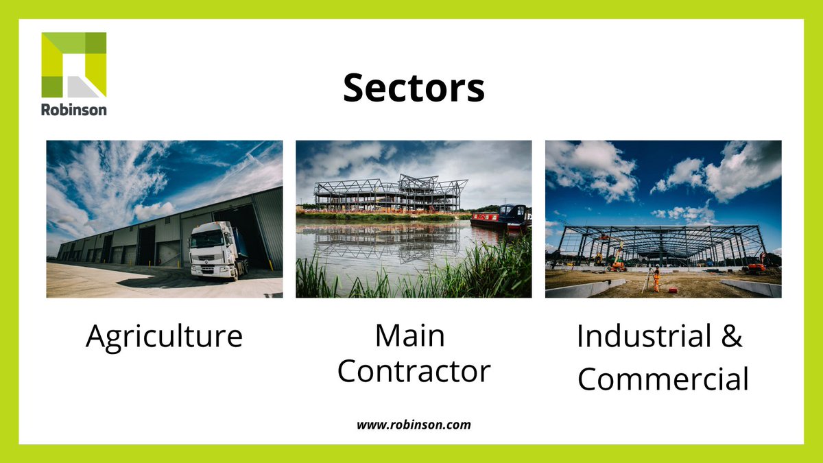 At Robinsons, our expertise, skills &amp; knowledge mean we can work across many industries and sectors providing high quality services and building solutions!🙌

Get in touch! ☎️Call 01332 574711 or visit our website: bit.ly/3yC6yKh