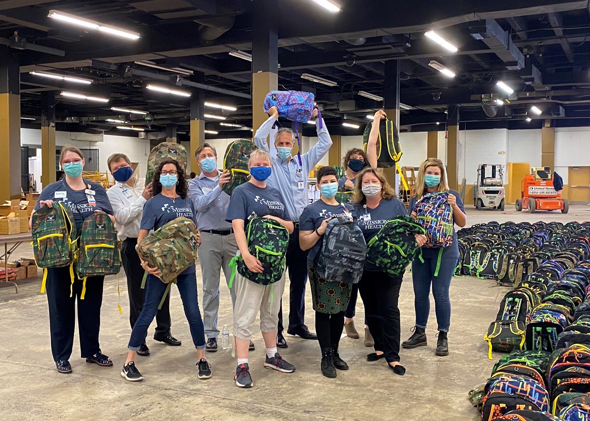 #HCACares To help families feel prepared entering the school year ahead, HCA Healthcare affiliate <a href="/MissionHealthNC/">Mission Health</a> in North Carolina showed up for <a href="/UnitedWay/">United Way</a> of Asheville and Buncombe County’s 2021 School Supply Drive, contributing over 200 fully stocked backpacks.