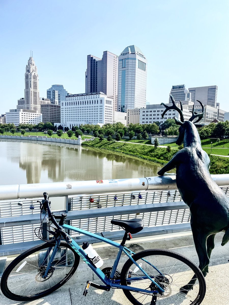 Lovely bike ride with a view! #lifeincolumbus