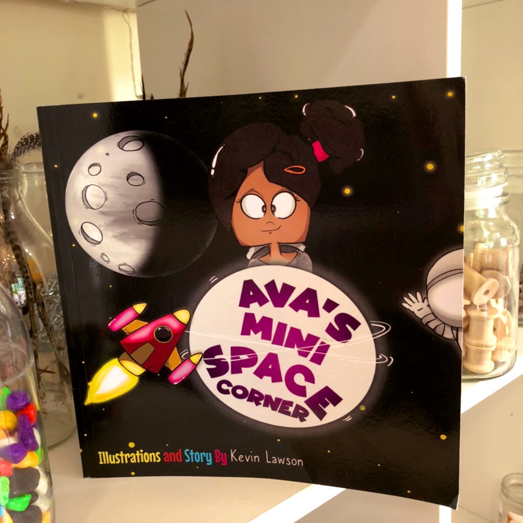 A little creation but HUGE talent from one of our staff members on the creation of this wonderful series of books. #AvasMiniSpaceCorner #KevinLawson #EDGNursery #StoryBooks
