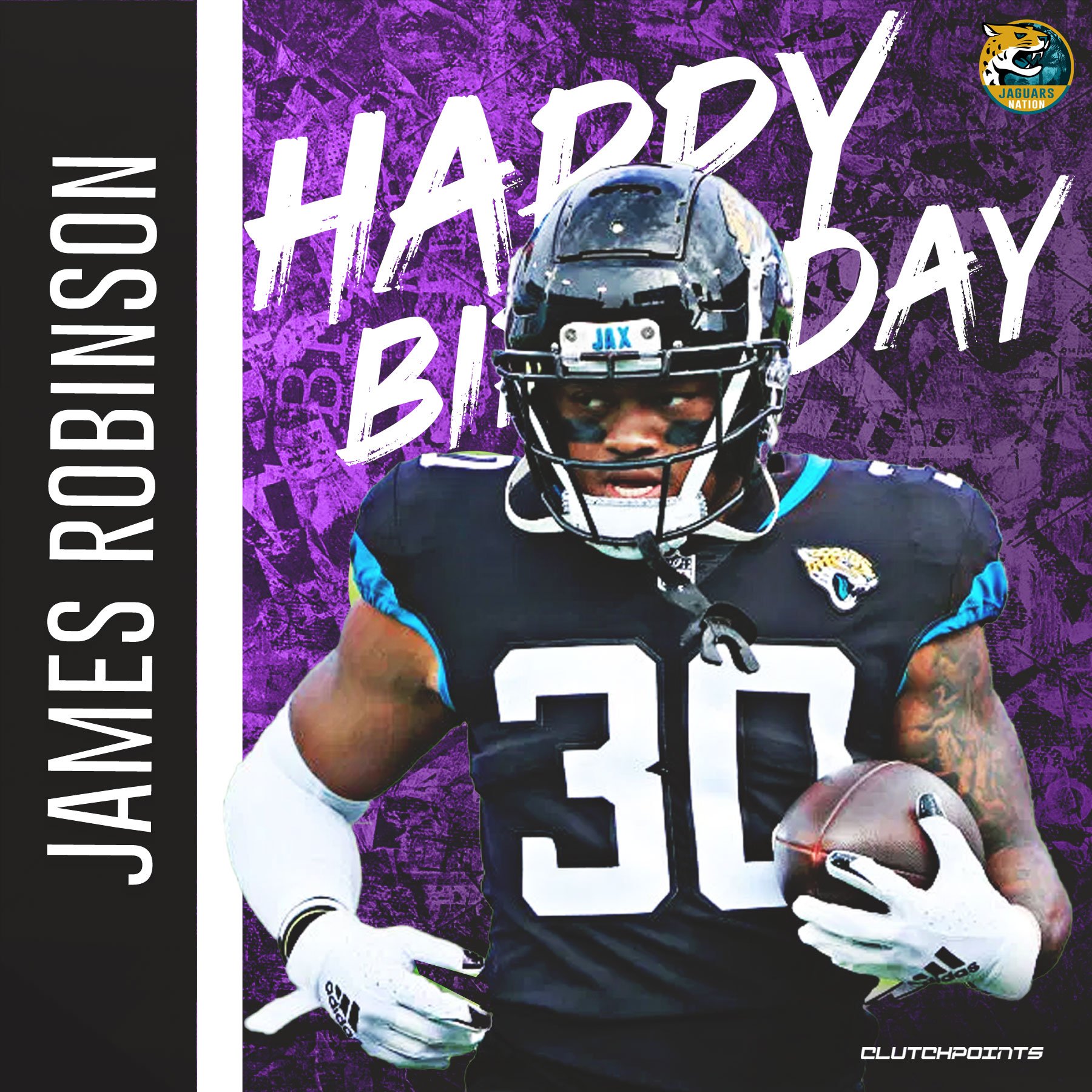 Jaguars Nation, join us in wishing James Robinson a happy 23rd birthday!  