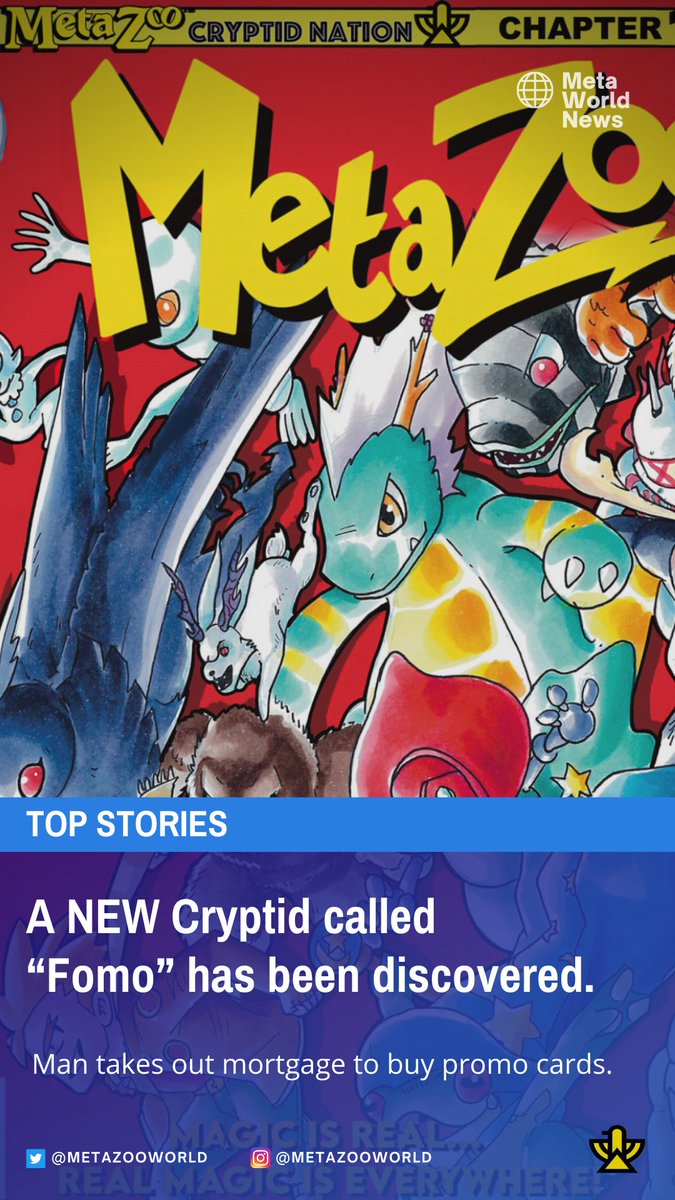 Wow that’s crazy. 
This is just the beginning guys! 🌎

#MetaZooWorld