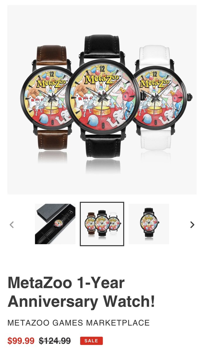 🚨 Note The Time! 🚨 

#MetaZoo watches in stock right now! 

Go check out their website 🌎