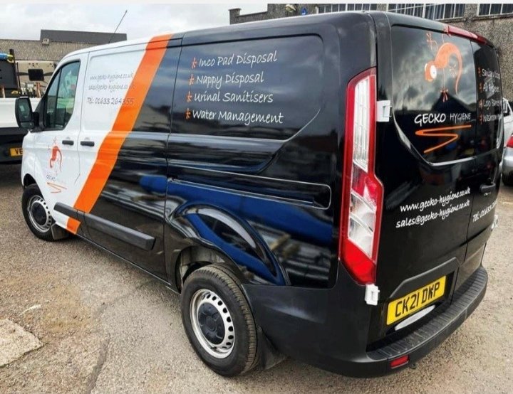 GeckoHygiene's tweet photo. Look out for our new van (you can't miss it) #geckohygieneltd #hygiene #washroom #handwash #handwashing #newportbusiness #cardiffbusiness https://t.co/8jQagWfzS7