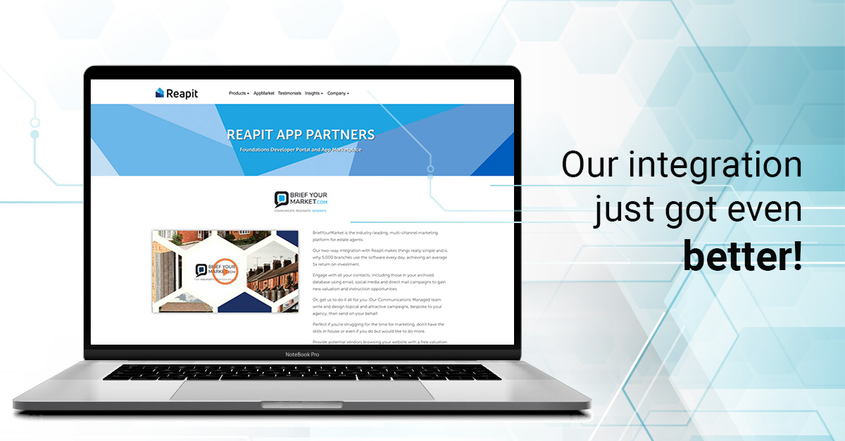 We are delighted to announce that we now connect with <a href="/ReapitSoftware/">Reapit</a>'s AgencyCloud.

Our fastest and most reliable integration yet. Use market-leading data to target the right person, with the right message, at the right time.

Learn more, request a demo> bit.ly/3s0Hvhq