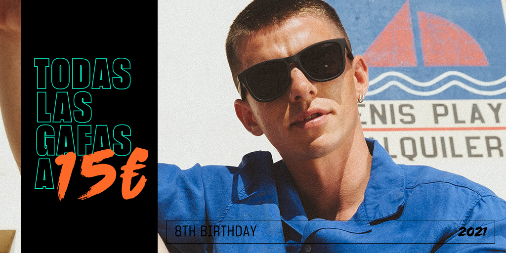 Northweek's tweet photo. Cumplimos 8 años y queremos celebrarlo con toda la familia #Northweek.
Por ello, hemos creado una promoción exclusiva para vosotros: Todas las gafas a 15€ + envío gratis usando el código FREE.
Gracias por vuestro apoyo en estos 8 años de aventura. ¡A por 8 años más! https://t.co/bDlEZKMfUJ