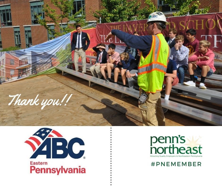 Thank you to our Member, <a href="/abceastpa/">ABC Eastern Pa.</a>     !

Associated Builders and Contractors (ABC) is a national construction industry trade association representing more than 21,000 chapter members.
#PNEMemberMonday #NEPAProud abceastpa.org/?utm_source=tw…