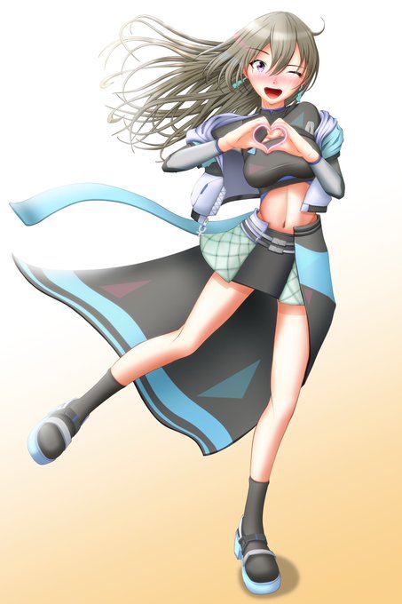 VTuberの渚沙羽ひなさんの誕生日記念絵を描きましたφ(^o^)第一弾は公式衣装で♡マークです(^^)
ひなちゃん誕生日おめでとうございます!ヽ(^o^)丿🎂🐣
#ひなのハートが生まれた日2021
#ハートの日 
#ひなコレ 