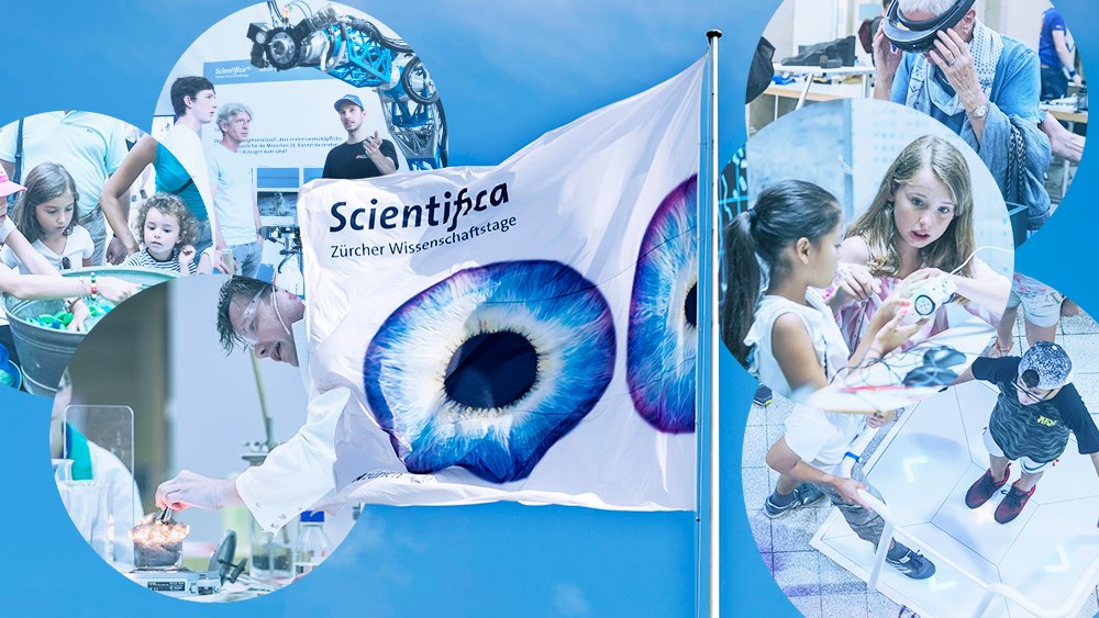 UZH_en's tweet photo. Immerse yourself in the world of science!💡
On 4 and 5 September 2021, #Scientifica will take place under the motto "Synthetic naturally" at @ETH_en and the University of Zurich.
Discover our exhibitions, guided tours, family program and more! https://t.co/li9AbyUcaV https://t.co/YQxrAzwKT4