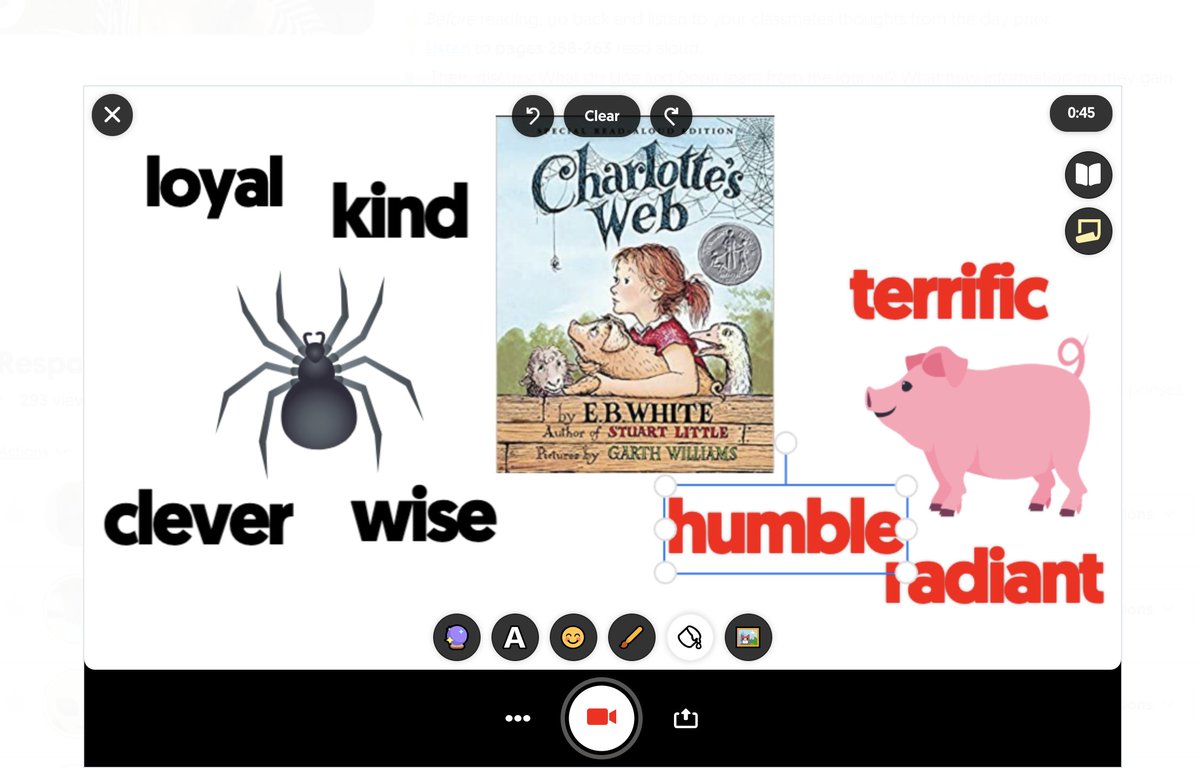 themerrillsedu 👓👗💚 #interACTIVEclass (@themerrillsedu) on Twitter photo Littles can use @Flipgrid too! 💯
Compare characters from a story using stickers & text! 📖 You can even upload the book cover using a custom sticker! 🖼️
#interACTIVEclass #FlipgridForAll #BackToSchool #TeacherPD #Teacher #SchoolsReopening Littles can use @Flipgrid too! 💯
Compare characters from a story using stickers & text! 📖 You can even upload the book cover using a custom sticker! 🖼️
#interACTIVEclass #FlipgridForAll #BackToSchool #TeacherPD #Teacher #SchoolsReopening