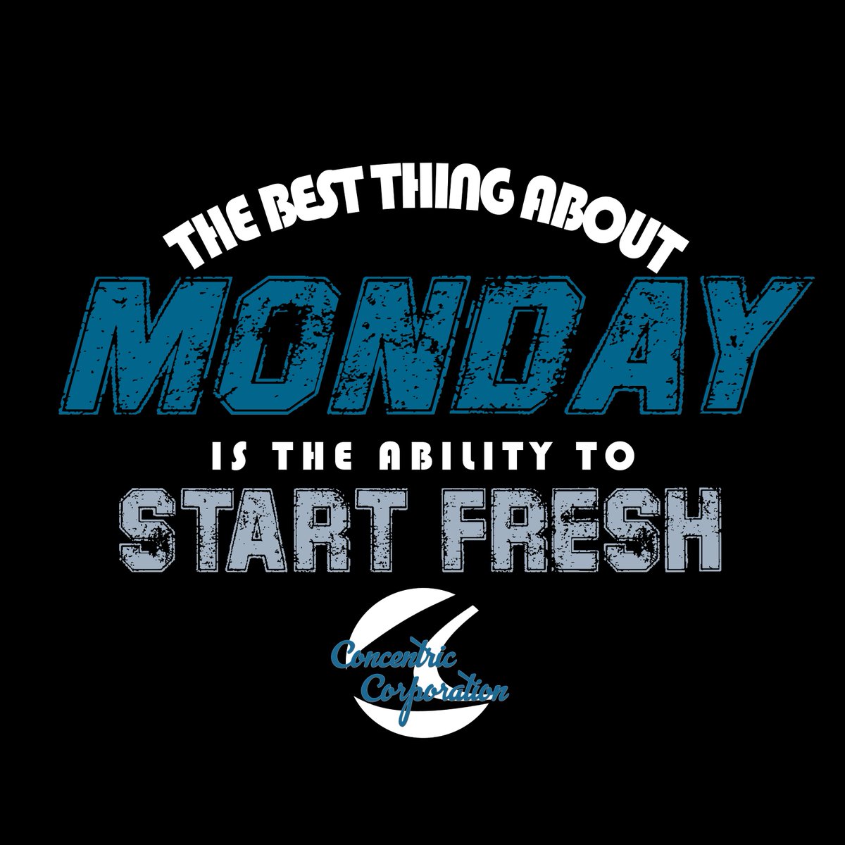 ConcentricCorp's tweet photo. It's Monday. It's a new week. It's a fresh start.
How will you make it count? ๐ค
#MotivationMonday #FreshStart #YourDay #YourWeek #YourYear #WeAreConcentric #FindYourFit #CreateYourCareer #BuildYourTeam https://t.co/d82sHnjcTl