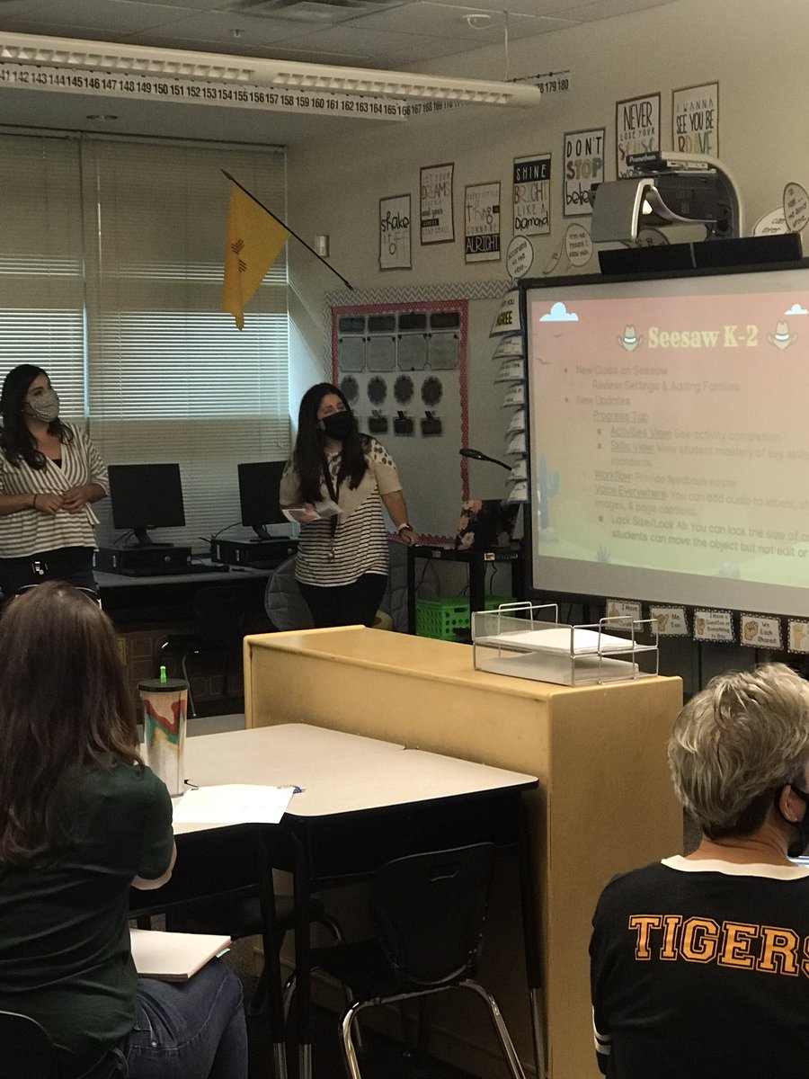 Our terrific TLF crew ensuring our teachers are ready to start the year on the right foot! PD sessions on Morning Meeting, Mystery Science, Seesaw, and Google Classroom are in session 🙌🏻 <a href="/Principal_Myers/">Hanna Myers</a> <a href="/APAvalos1/">AP_Avalos</a> <a href="/LaurenGarciaNM/">Lauren Garcia</a> <a href="/Mrs_Isler/">Jessica Isler</a>