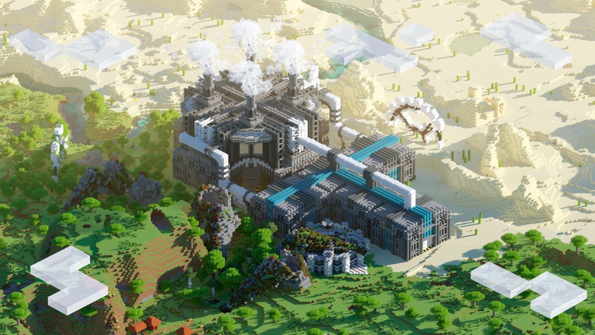 The Factory. Right on the border of the desert and the plains where the robot battles take place.

🔨Built by <a href="/TheBluehush4/">Bluehush</a> 
📷Render by <a href="/omarrenders/">Omar Renders</a>