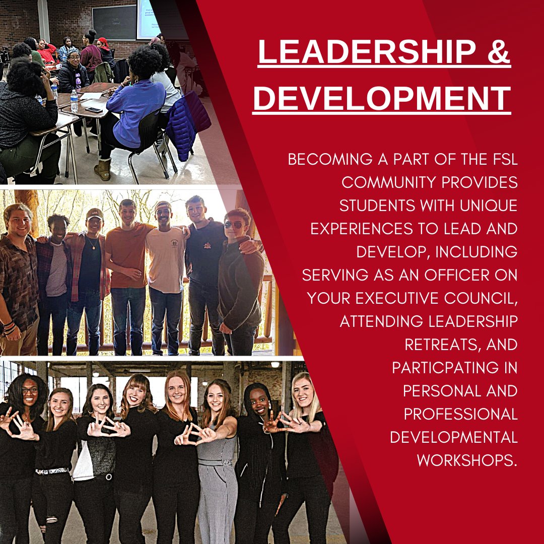 Become a part of the FSL community and gain access to countless leadership and development opportunities throughout your time at UofL!