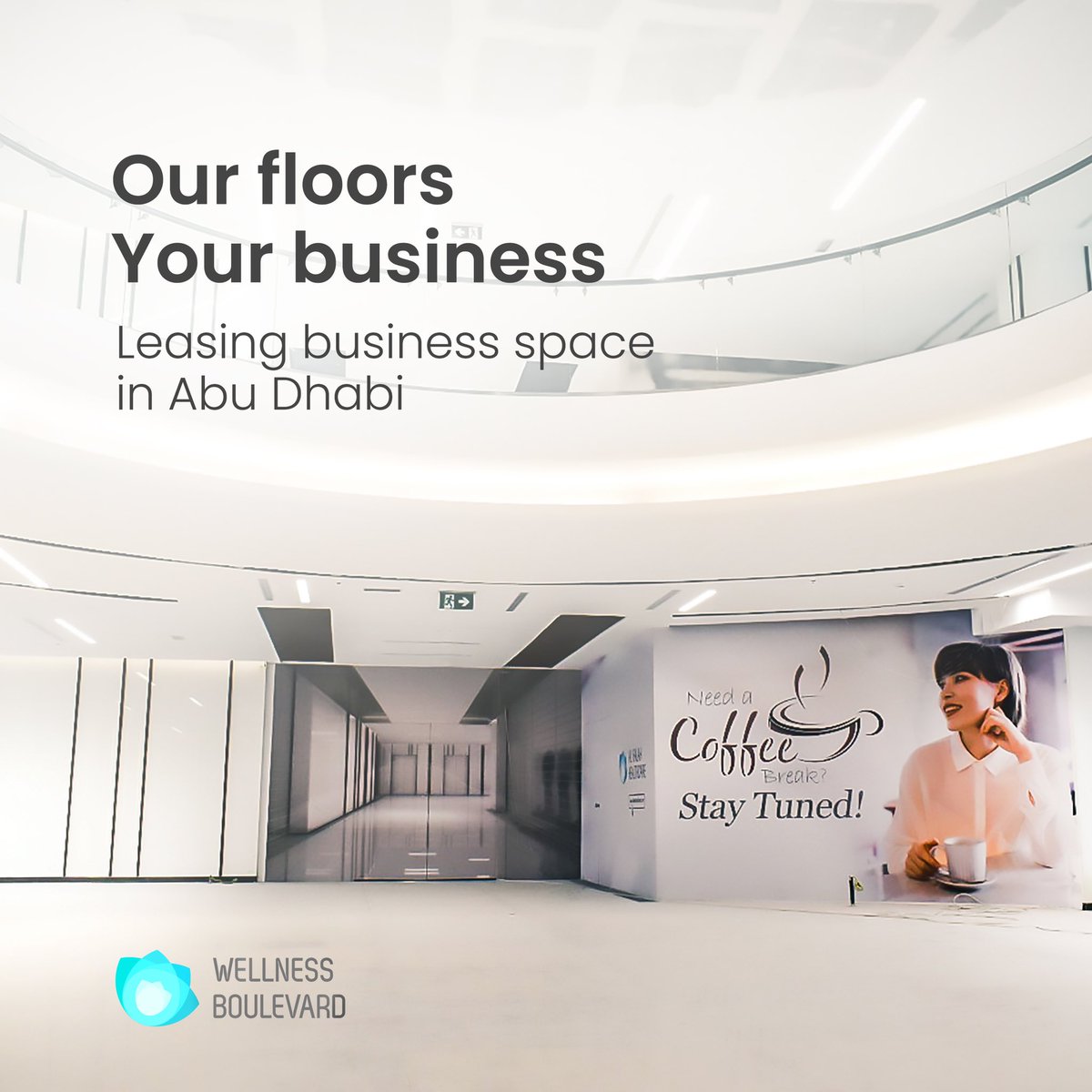 WellnessBLVD's tweet photo. Leasing business space at the prime location of Abu Dhabi. Located in Khalifa City, Wellness Boulevard awaits businesses from healthcare, wellness, retail, and dining. Contact now: info@wellnessboulevard.ae

#wellnessboulevard #nowleasing #wellness #retail #shopping #dining #uae https://t.co/t21kmvdEUV