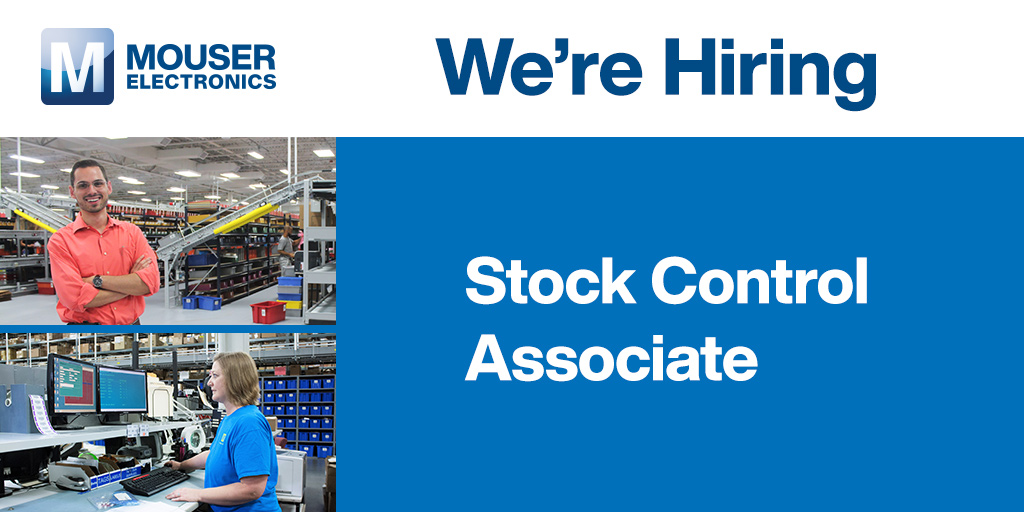 MouserElec's tweet photo. Mouser is leading the way in electronic component distribution. With a variety of warehouse &amp; office positions open, enjoy competitive pay &amp; benefits, a comfortable environment, opportunities for advancement, &amp; more: https://t.co/Q3Yye3BVIm

#dfwjobs #dallasjobs #nowhiringdfw https://t.co/ViS2RxcvUC
