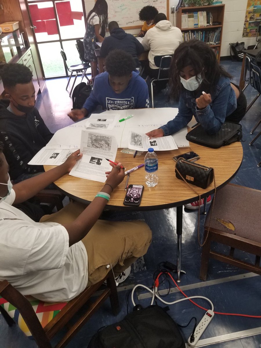 LGHS_MsLawrence's tweet photo. Article protocol in full swing! I'm loving the conversations my students are having about natural resources. #teacherlife #elhssoar #EagleStrong https://t.co/Bq8ECsTgtQ