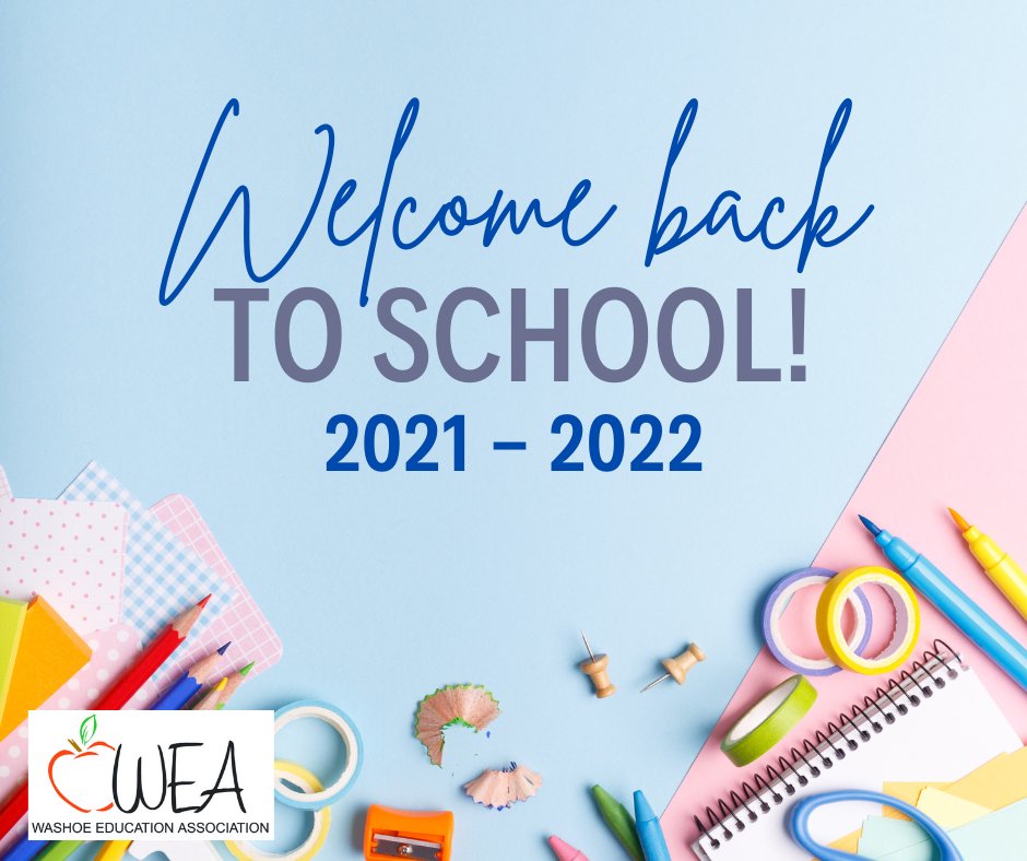 WEAToday's tweet photo. We wish all of our educators good luck this year! May your students be kind and responsible. May your colleagues be professional and supportive. May your administrators be masterful and understanding. May this year fully become the year we return to normal!! https://t.co/NarfQ5yysr